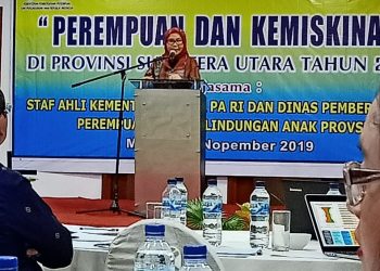Diskusi Tematik Perempuan dan Kemiskinan Kemenpppa di Medan