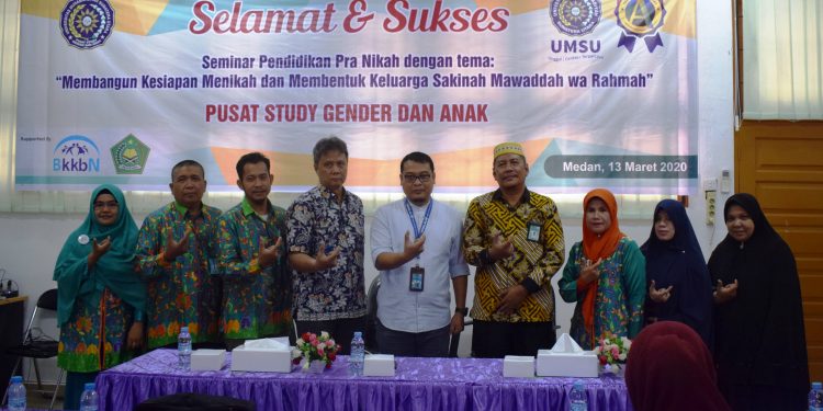PSGA UMSU Gelar Seminar Pendidikan Pranikah Bagi Mahasiswa Semester Akhir